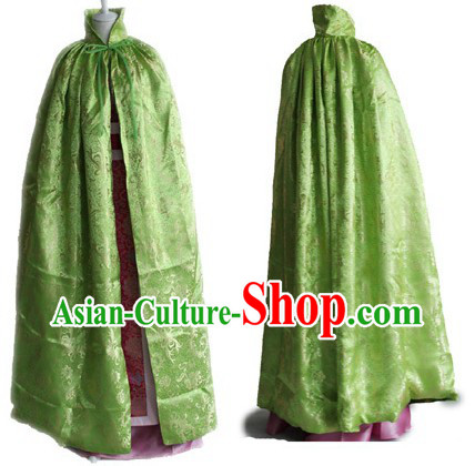 Chinese Classical Green Winter Palace Cape