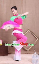 Chinese Classical Fan Dance Costume for Women