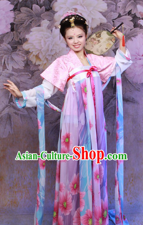 Traditional Chinese Tang Dynasty Beautiful Women Ruqun Costumes