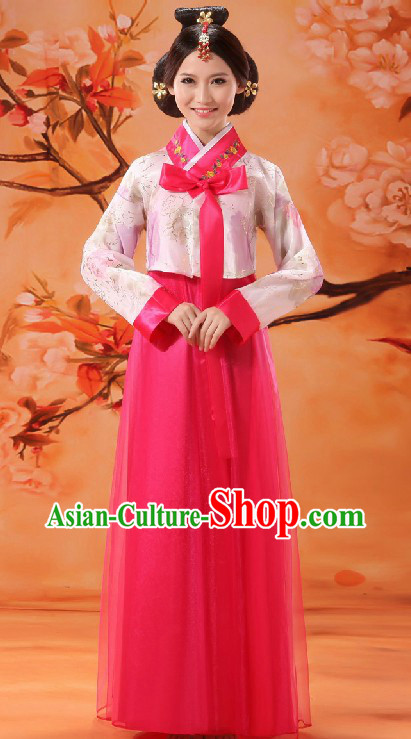 Traditional Chinese Korean Nationality Dance Costume for Women