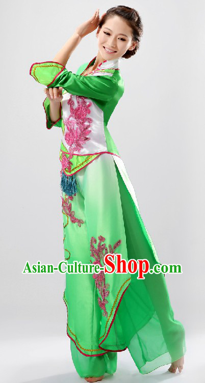 Chinese Classical Fan Dance Costume for Women