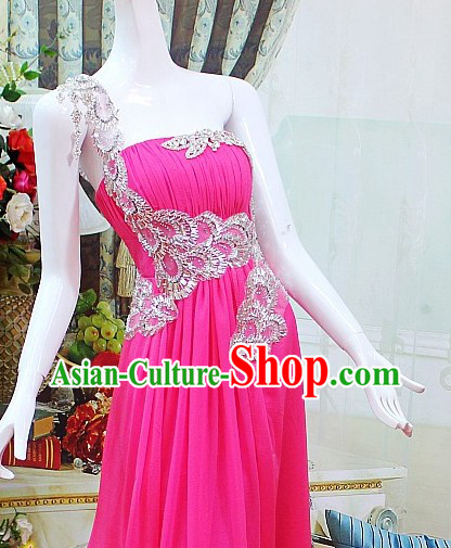 Romantic Handmade Long Evening Dress