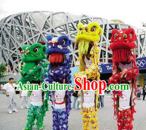 Beijing Olympic Games Opening Ceremony Lion Dance Costume Complete Set