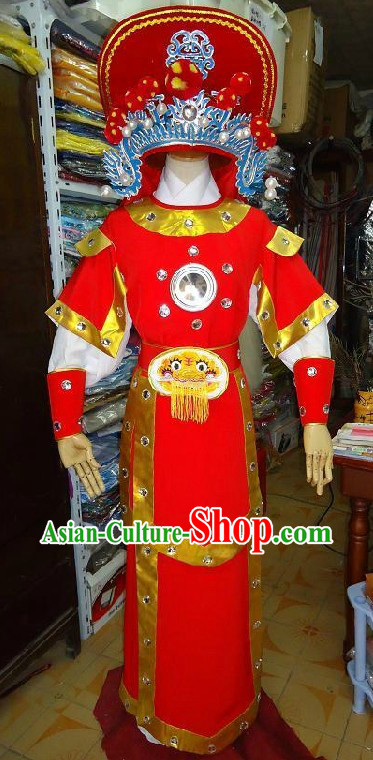 Chinese Opera Hua Mulan Costumes Full Set for Children