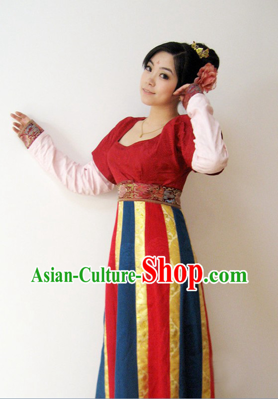 Ancient Chinese Tang Dynasty Costume for Women