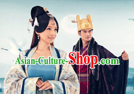 Ancient Chinese Emperor and Empress Costumes and Hats