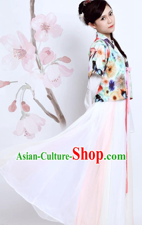 Ancient Chinese Han Dynasty Butterfly Clothes for Women