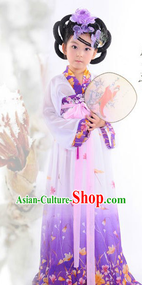 Ancient Chinese Hanfu Clothing for Kids