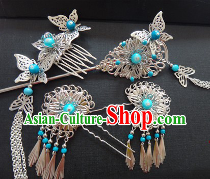 Ancient Chinese Handmade Hair Accessories Set for Women