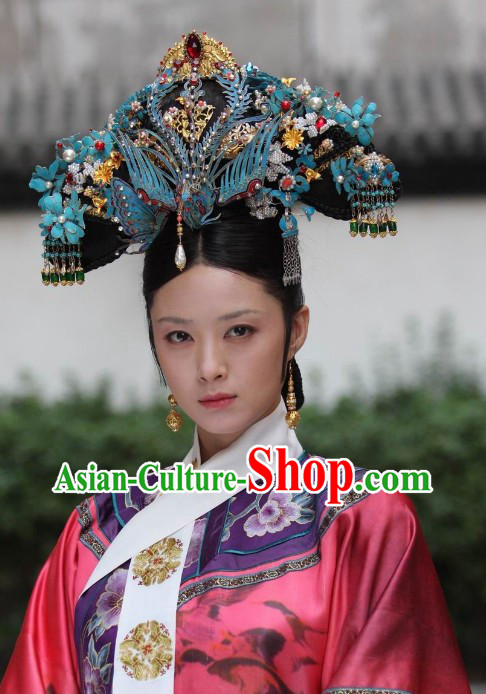 Qing Dynasty Palace Empress Handmade Phoenix Crown