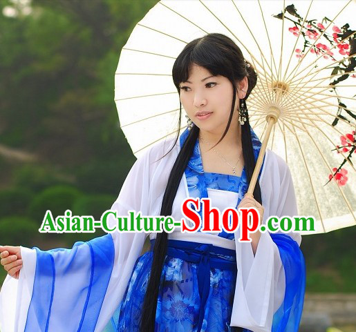 Chinese Classical Umbrella Dance Costumes for Women