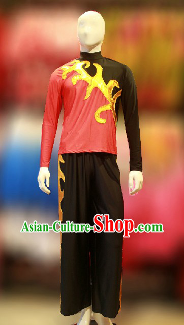 Traditional Chinese Drummer Player Costumes for Men