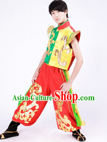 Chinese Classical Dragon Dancer Uniform for Men