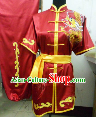 Chinese Classical Embroidered Dragon Tai Chi Uniform