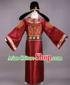 Song Dynasty Government Official Costumes and Hat for Men