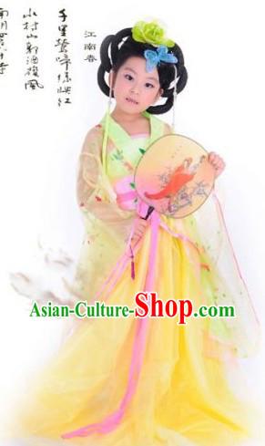 Ancient Chinese Tang Dynasty Princess Costumes for Girls