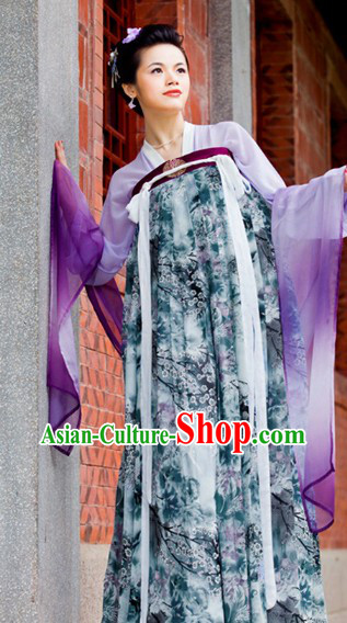 Chinese Classical Tang Dynasty Princess Attire Complete Set