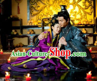 Ancient Chinese Lovers Outfit for Men and Women