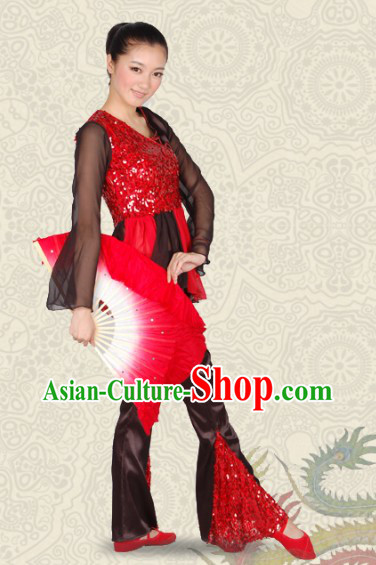 Modern Fan Dance Costumes for Women