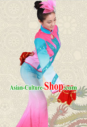 Stage Performance Handkerchief Dance Outfit for Women