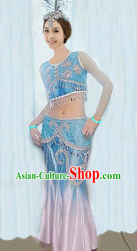 Thailand Peacock Dance Costumes for Women