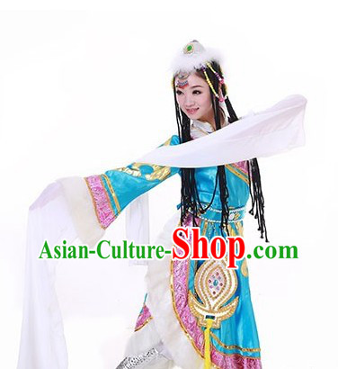 Tibetan People Dance Costumes and Accessories for Women