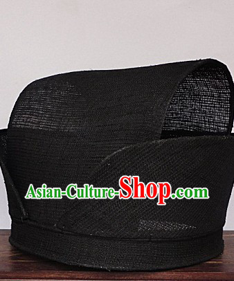 Ancient Chinese Qin and Han Dynasty Black Hat for Men