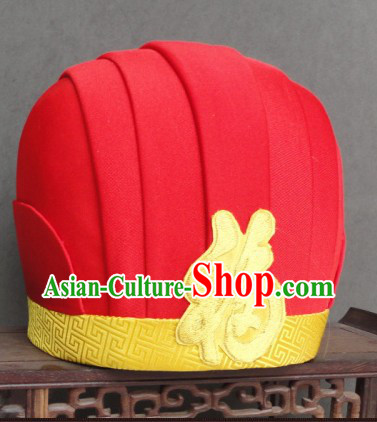 Ancient Chinese Fortune God Hat for Men