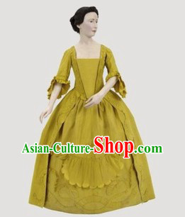 Traditional European Royal Court Palace Noblewoman Clothing