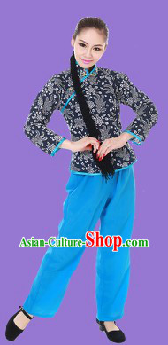 Traditional Chinese Xi Er Dance Costumes for Women