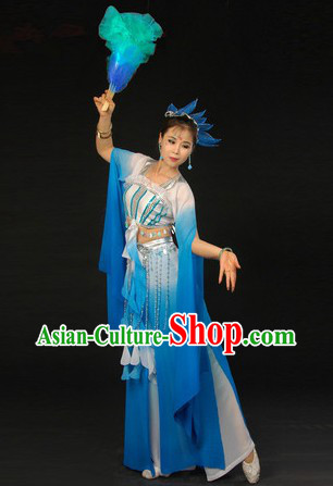 Night of Flowers and Moonlight by the Spring River Dance Costumes and Headpieces for Women