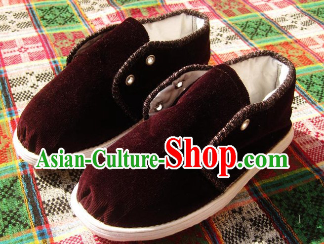 Old China Time All Handmade Chinese Thick Sole Cotton Boots