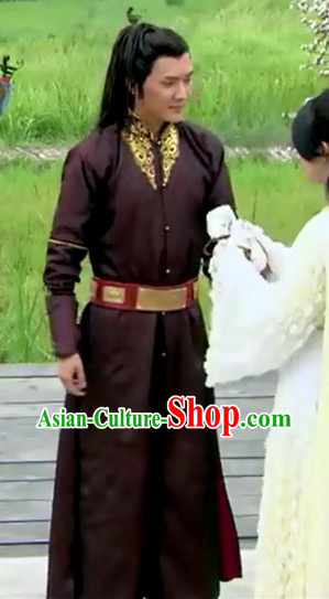 Ancient Chinese Lan Ling Wang King Costumes for Men