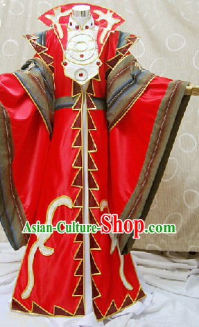 Ancient Chinese School Schoolmaster Cosplay Costume Complete Set for Men