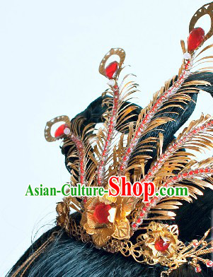 Ancient Chinese Wedding Tradition Phoenix Wedding Hair Accessories Complete Set