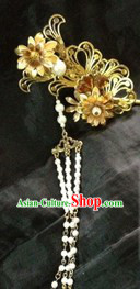 Ancient Chinese Handmade Flower Hair Clasps