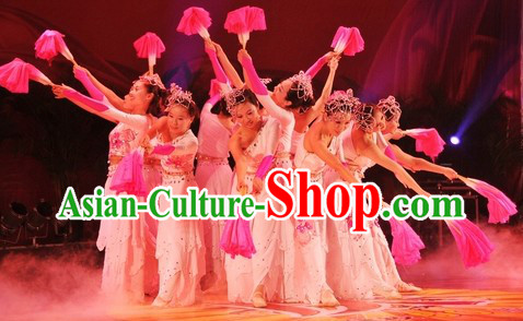 Rain Flower Stage Performance Dance Costumes for Womn