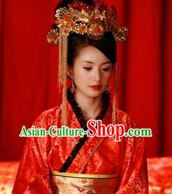 Chinese Wedding Ceremony Phoenix Hat for Women