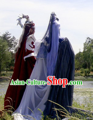 Asian Kung Fu Emperor China Cosplay Costume Complete Set