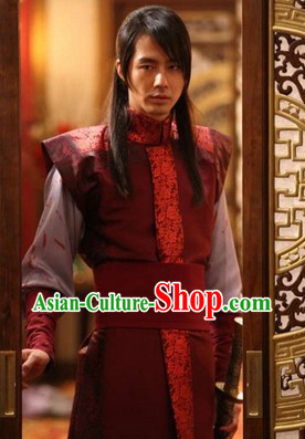 Ancient Korean Fighting General Costumes Complete Set for Men