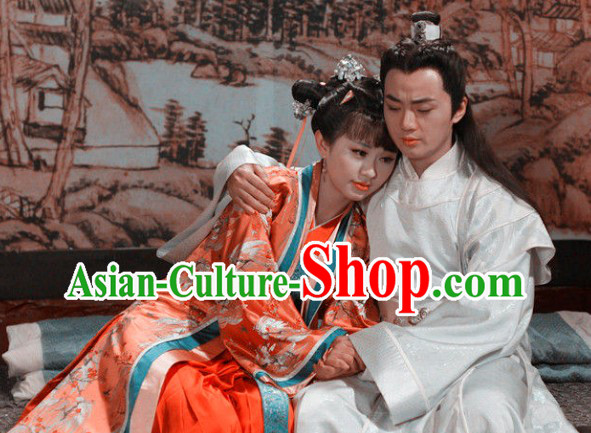 Tang Dynasty Couple Clothing Two Sets