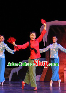 Traditional Chinese Xi Er Stage Performance Costumes