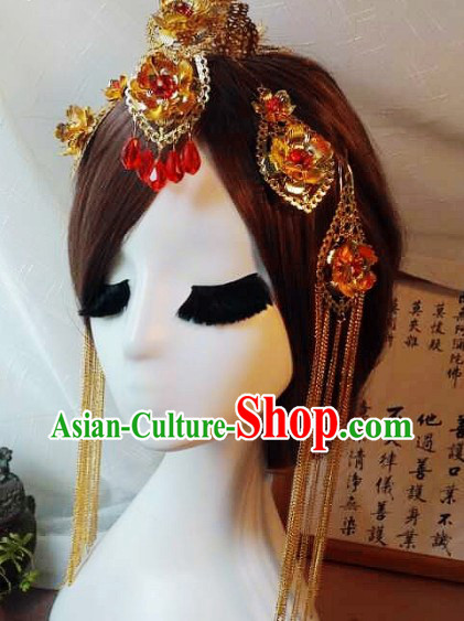 Handmade Traditional Chinese Hair Jewelry For Wedding #8206;