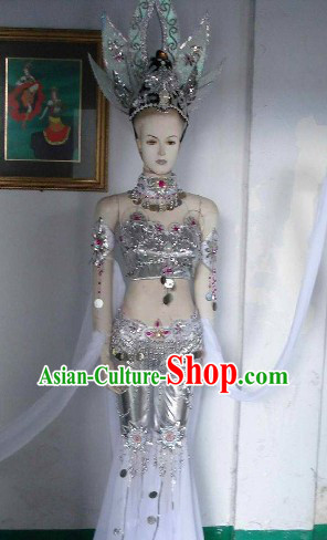 China Fairy Tales Costume and Headdress Complete Set