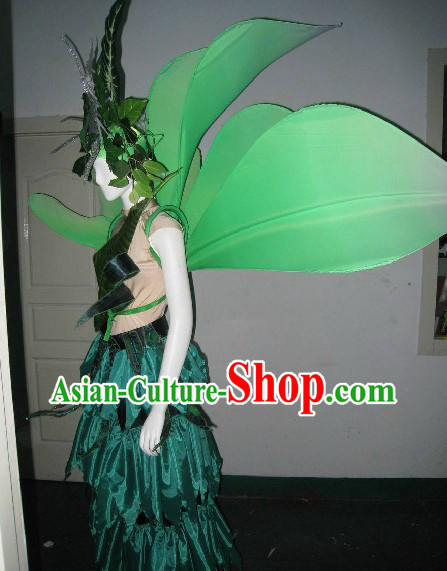 Forest Angel Model Costumes and Headdress Complete Set