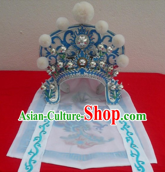 Traditional Chinese Opera Stage Performance Mulan Helmet