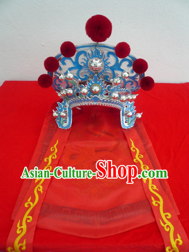 Traditional Chinese Opera Stage Performance Mulan Helmet