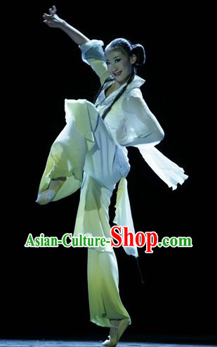 Chinese Classical Dance Costumes Complete Set for Women