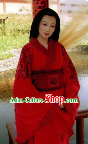 Chinese Han Dynasty Traditional Clothing for Women