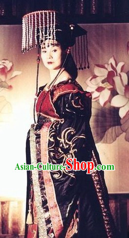 Daming Palace TV Drama Wu Zetian Costumes and Crown